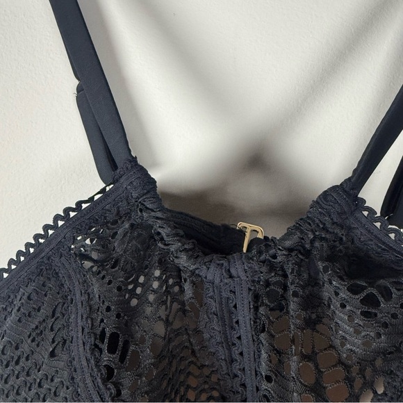 Adore Me Lianne Contour Plus Black Lace Bikini Top Size 0X - Picture 5 of 11
